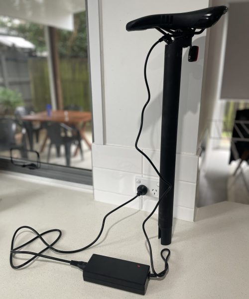 Seat post charger